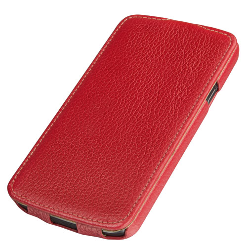 Housse Samsung Galaxy S4 Active en cuir rouge