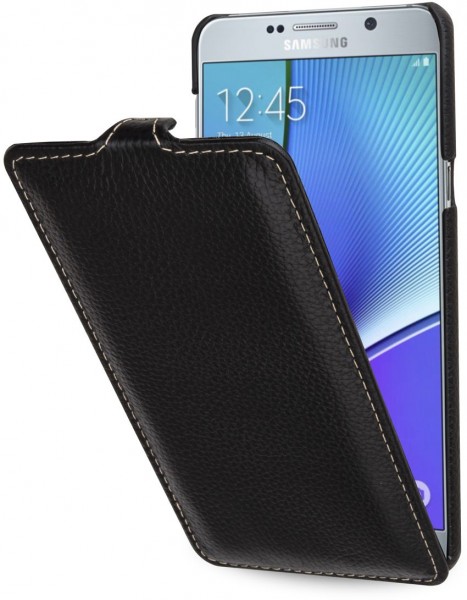 StilGut - Housse Galaxy Note 5 UltraSlim en cuir