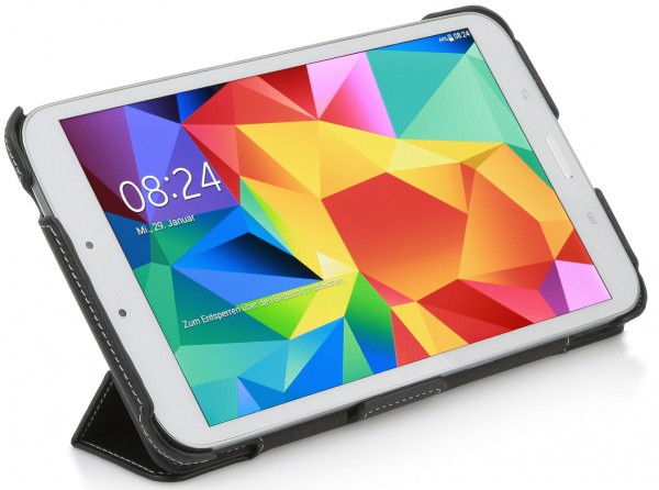 StilGut - Housse Galaxy Tab 4 8.0 Couverture