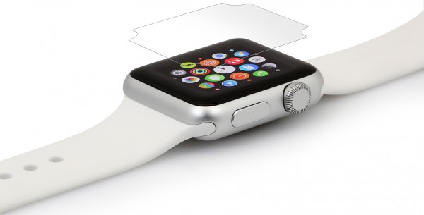StilGut - Protection d'écran pour Apple Watch 38 mm (lot de 2)