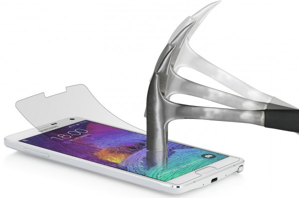 StilGut - Protection écran en verre trempé Galaxy Note 4, lot de 2