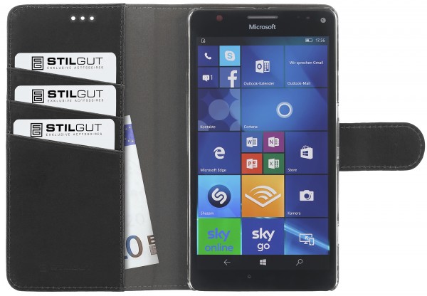 StilGut - Coque Lumia 950 XL Talis avec fonction de support