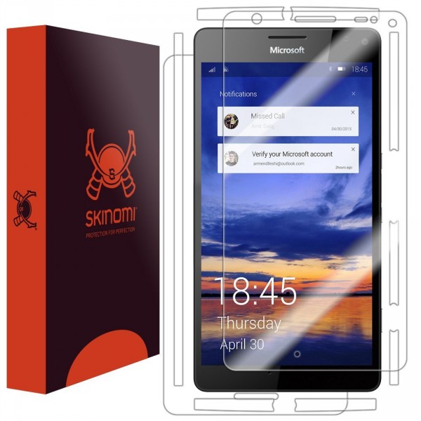 Skinomi - Film de protection Lumia 950 XL TechSkin, avant et arrière
