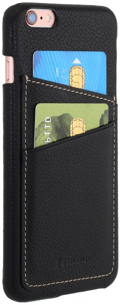 StilGut - Coque iPhone 6 Plus porte-cartes en cuir