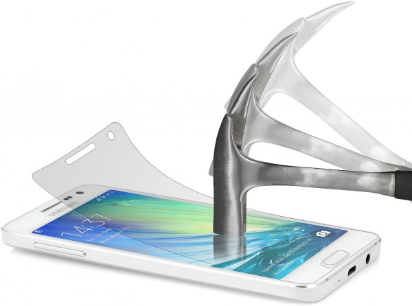 StilGut - Protection écran en verre trempé Galaxy A7, lot de 2