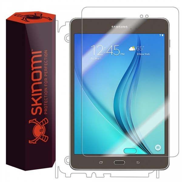 Skinomi - Film de protection pour Galaxy Tab A 8.0 TechSkin, avant et arrière