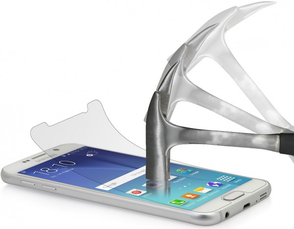 StilGut - Protection écran en verre trempé Galaxy S6, lot de 2