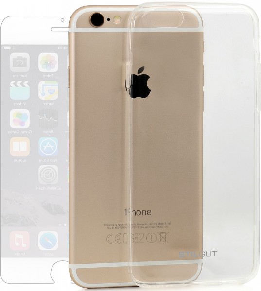 StilGut - Coque iPhone 6 Plus transparent avec protection d'écran