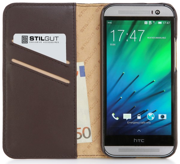 StilGut - Housse HTC One M8 / M8s Talis sans fermoir