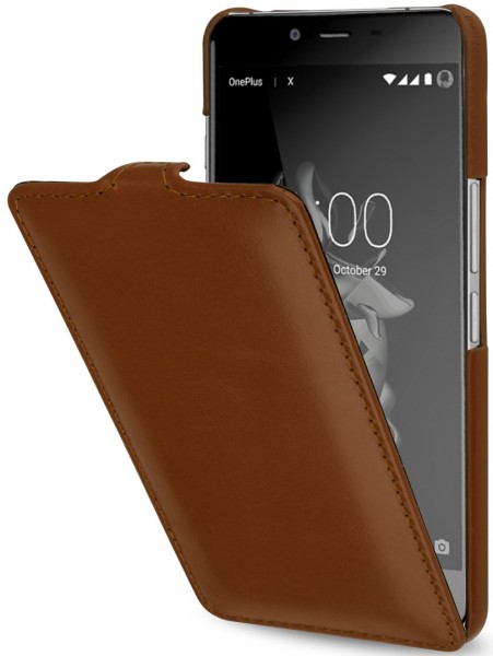 StilGut - Housse OnePlus X UltraSlim en cuir