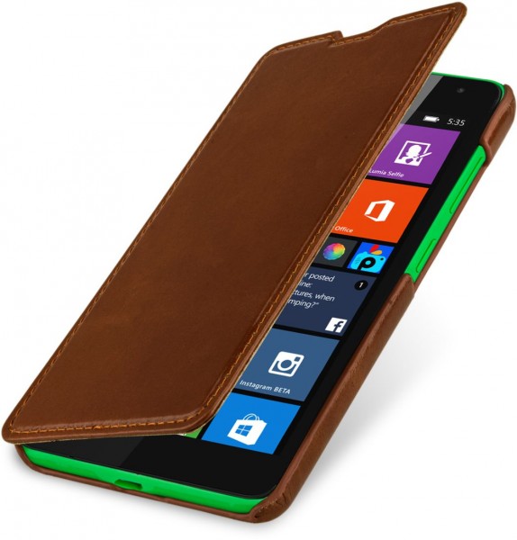 StilGut - Housse Microsoft Lumia 535 Book Type sans clip