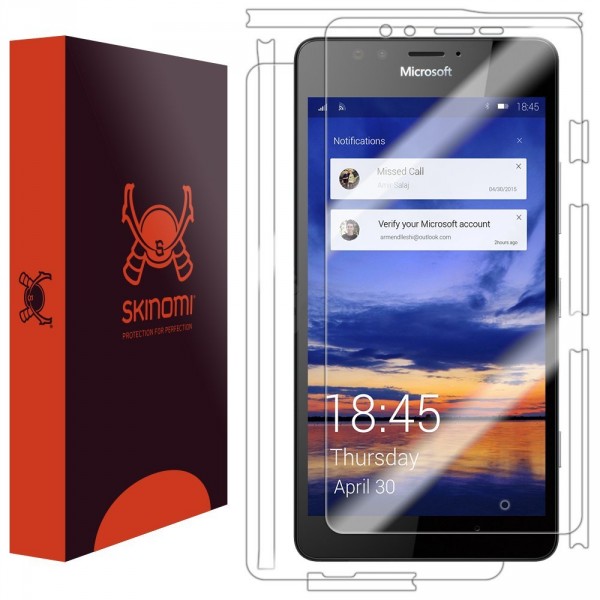 Skinomi - Film de protection Lumia 950 TechSkin, avant et arrière